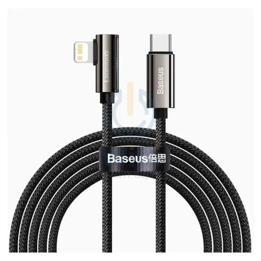 Baseus CATLCS-A01 Legend Series Elbow Fast Charging Data Cable Type-C to Lightning For iPhone PD 20W 2m Black