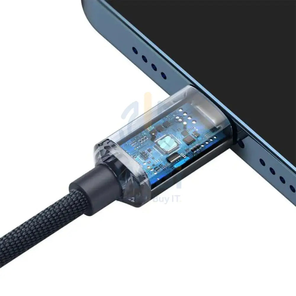 Baseus Crystal Shine Cable Type-C To Lightning Fast Charging Cable - 20W / 1.2M / Black Accessories > Cables &