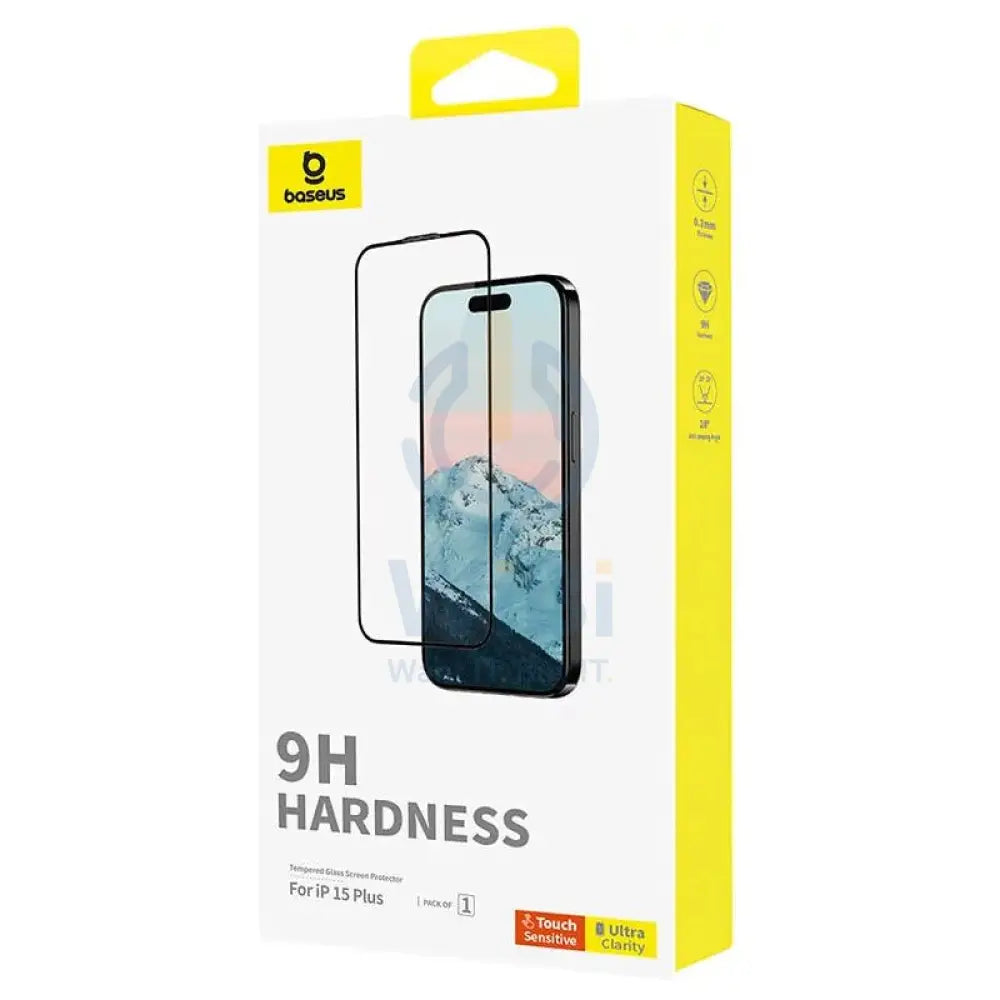 Baseus Diamond Series Full Coverage Glass Screen Protector - Apple iPhone 15 Plus / Clear Accessories > Mobiles &