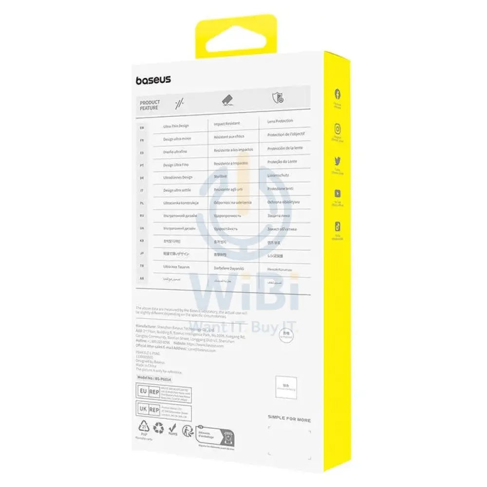 Baseus Diamond Series Full Coverage Glass Screen Protector - Apple iPhone 15 Pro / Clear Accessories > Mobiles &