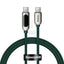 Baseus Display Fast Charging Data Cable Type-C to Type-C 100W 1m - Green Accessories > Cables & Converters > Cables >