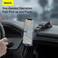 Baseus Easy Control Clamp Car Mount Holder (A Set) - Black Accessories > Mobiles & Tablets > Mobiles > Mobile Holder