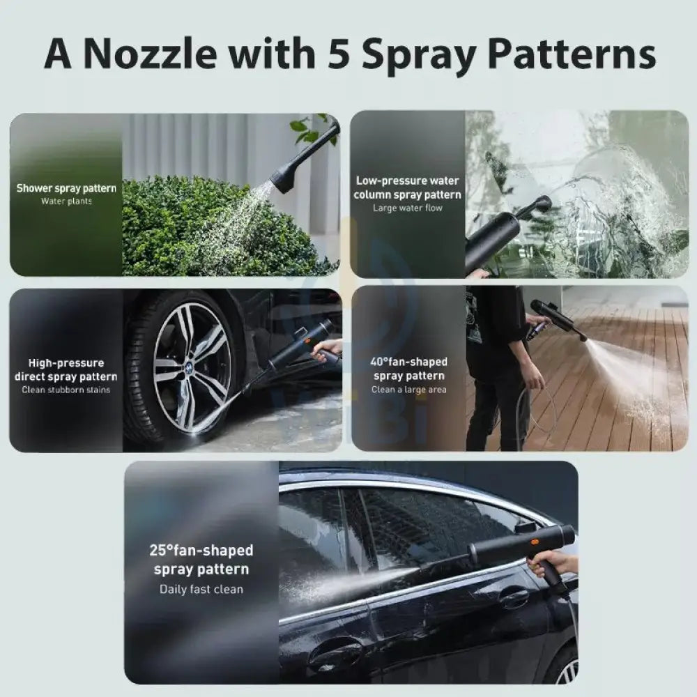 Baseus Electric Car Washer Gun High Pressure Cleaner Foam Nozzle Accessories > Other Accessories