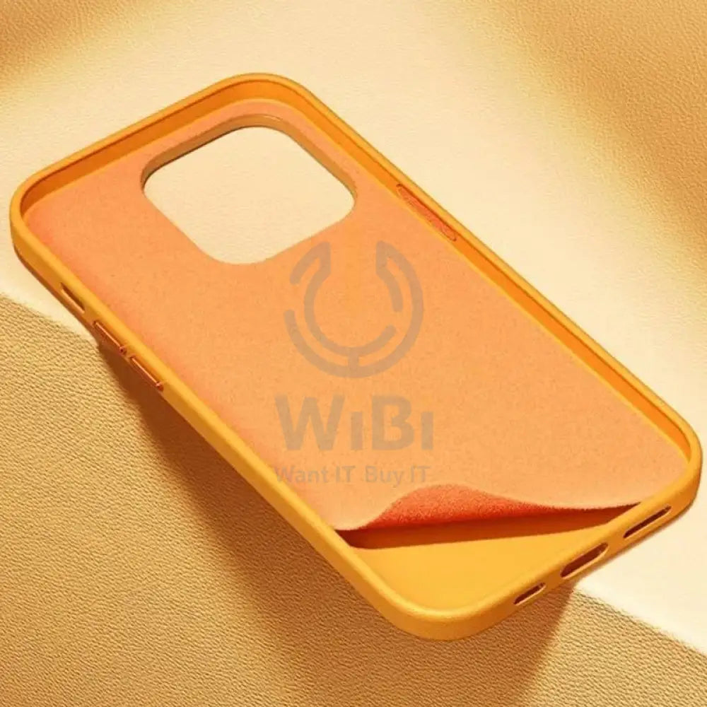Baseus Fauxther Series Case for iPhone 15 Pro Max - Sunset Orange Accessories > Mobiles & Tablets > Mobiles > Covers &