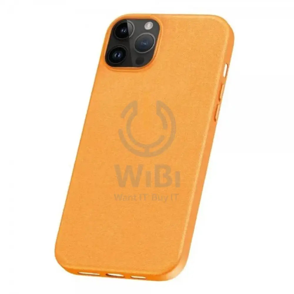 Baseus Fauxther Series Case for iPhone 15 Pro Max - Sunset Orange Accessories > Mobiles & Tablets > Mobiles > Covers &