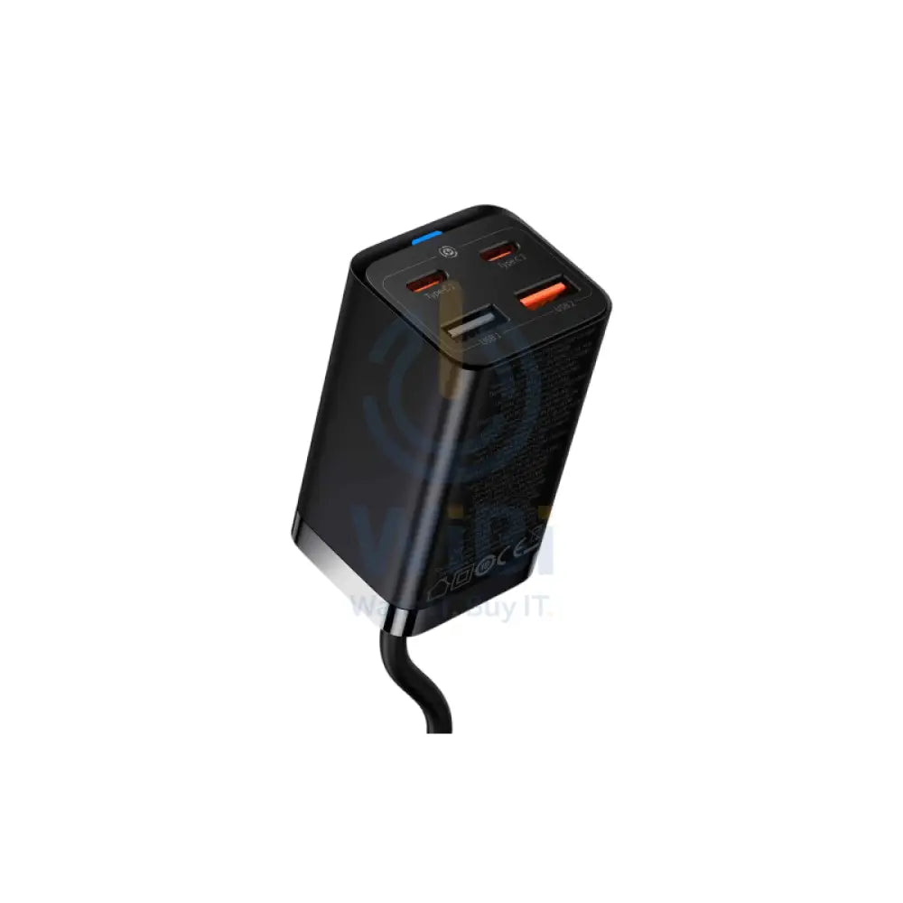 Baseus GaN3 Pro 65W Desktop Power Strip UK - Black Accessories > Power Adapters
