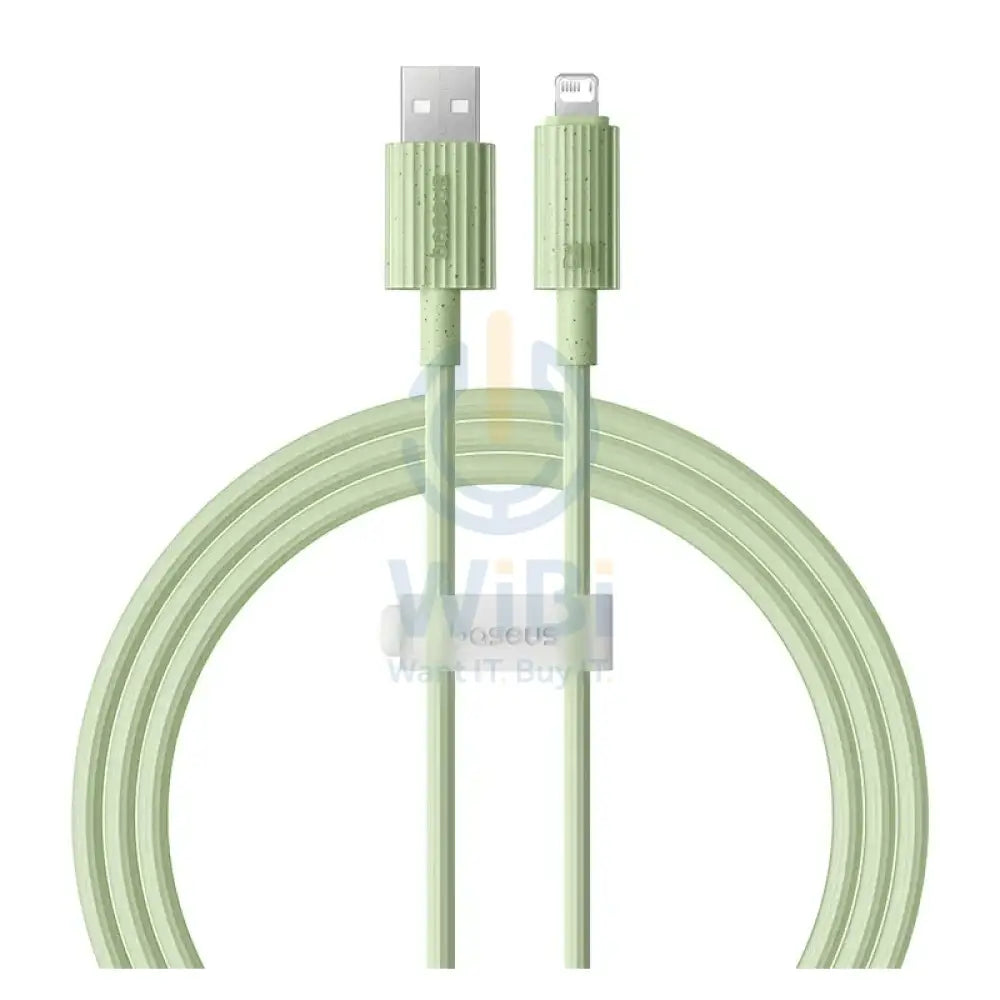 Baseus Habitat Series Fast Charging USB-A to Lightning Cable - 1m / Natural Green Accessories > Cables & Converters >