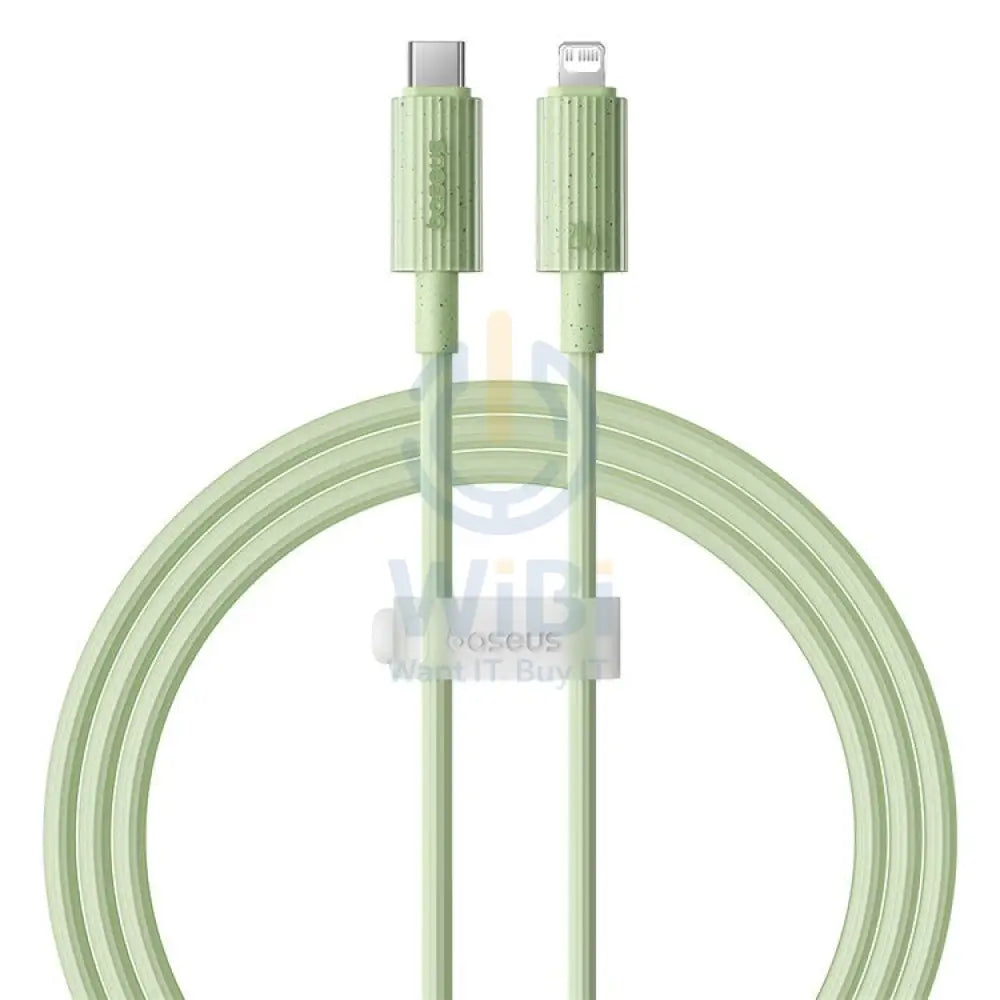 Baseus Habitat Series Fast Charging USB-C to Lightning Cable - 1M / Natural Green Accessories > Cables & Converters >