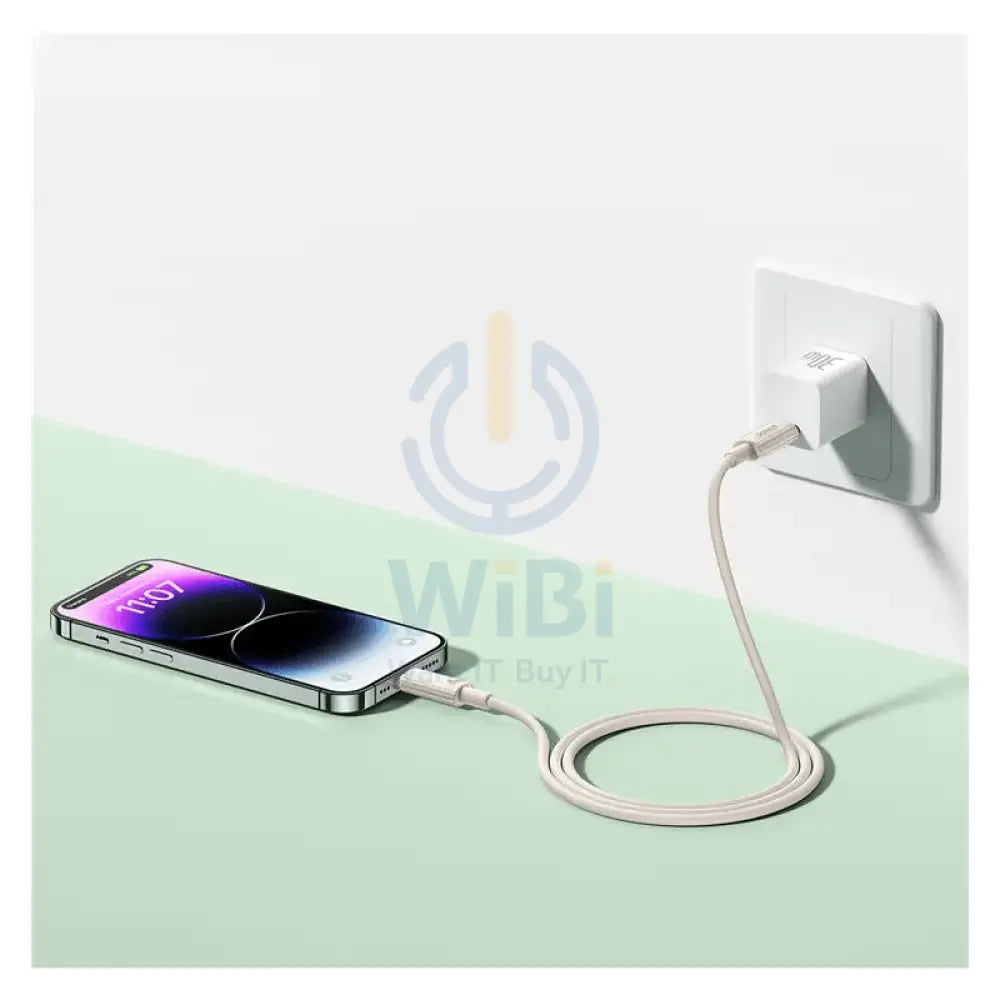 Baseus Habitat Series Fast Charging USB-C to Lightning Cable - 2m / Wheat Pink Accessories > Cables & Converters >