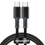 Baseus High Density Braided Fast Charging Data Cable - Type-C / 100W / 1 Meter / Black Accessories > Cables &