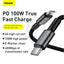 Baseus High Density Braided Fast Charging Data Cable - Type-C / 100W / 1 Meter / Black Accessories > Cables &
