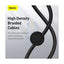 Baseus High Density Braided Fast Charging Data Cable - Type-C / 100W / 2 Meter / Black Accessories > Cables &