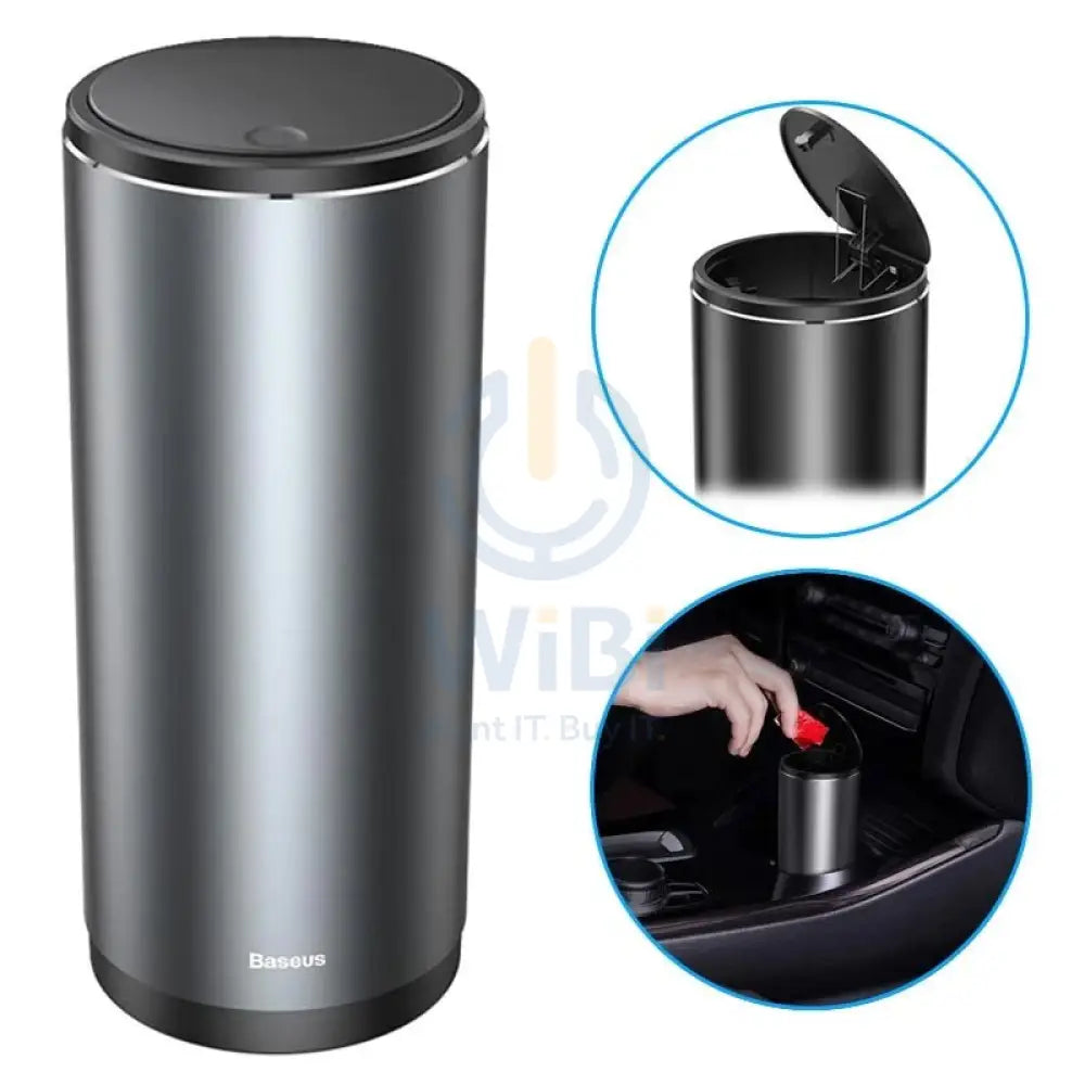 Baseus inAuto Gentleman Style Vehicle-Mounted Trash Can - 500 ml / Black Accessories > Other Peripherals