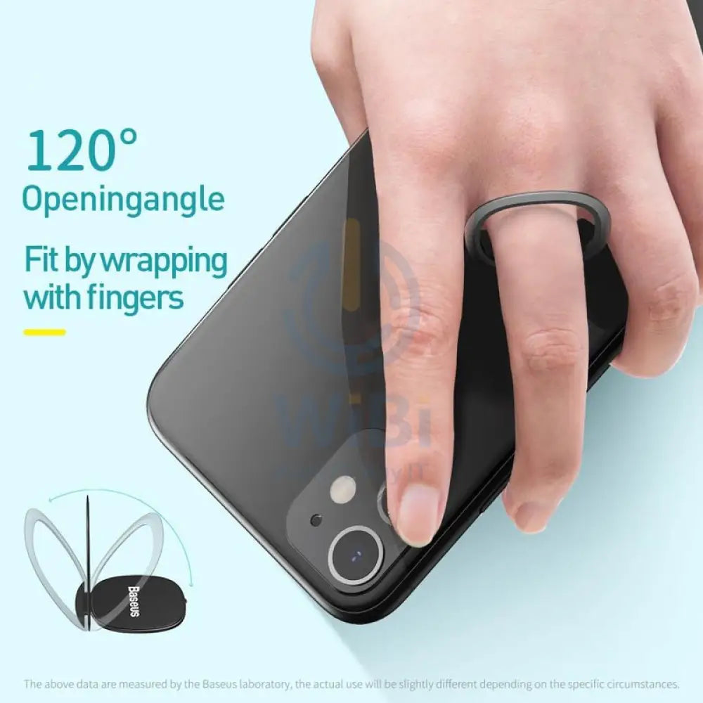 Baseus Invisible phone ring holder - Silver Accessories > Mobiles & Tablets > Mobiles > Mobile Holder / Stands