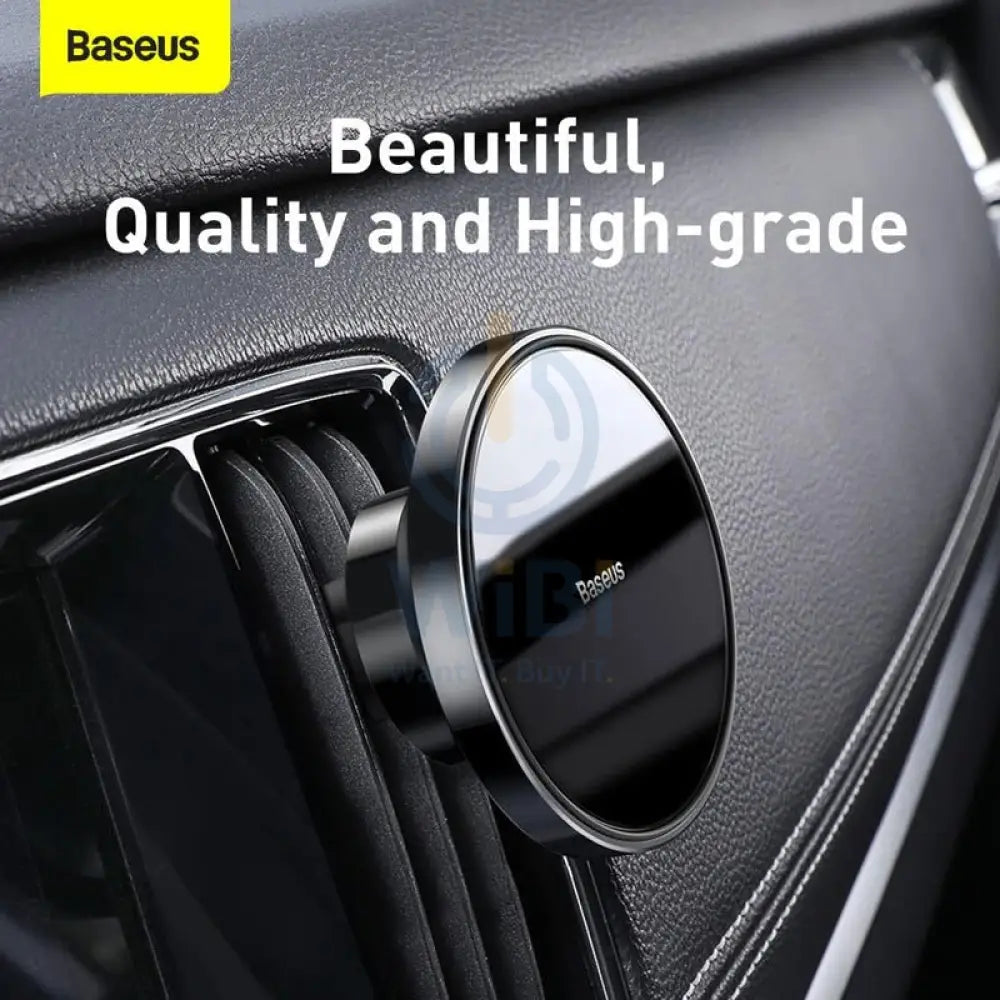 Baseus Magnetic Car Mount (For Dashboards and Air Outlets) - Black Accessories > Mobiles & Tablets > Mobiles > Mobile