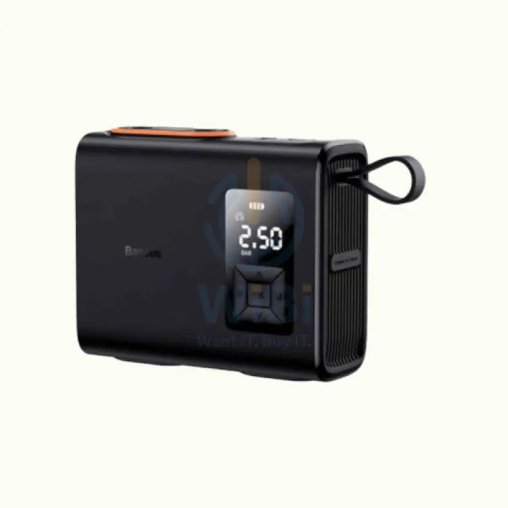 Baseus Mega Energy Pump Series Dual Cylinder Wireless Inflator - Black Accessories > Outdoor & Travel