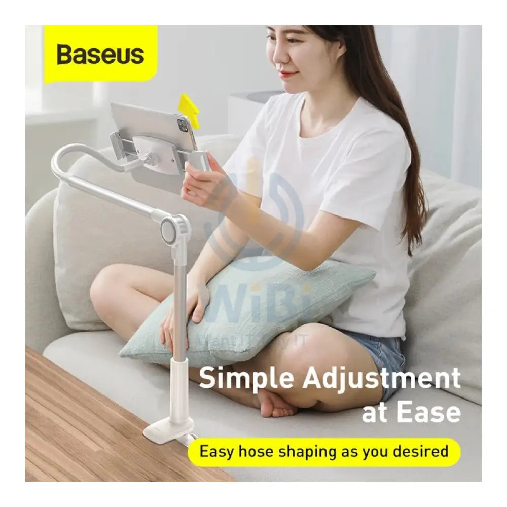 Baseus Otaku Life Rotary Adjustment Lazy Holder - White Accessories > Mobiles & Tablets > Mobiles > Mobile Holder