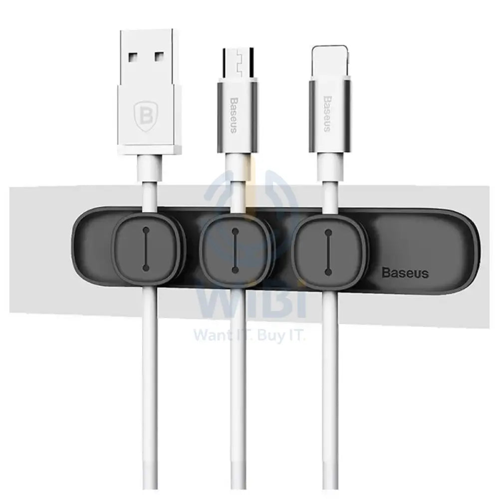 Baseus Peas Cable Clip - Black Accessories > Cables & Converters > Cables