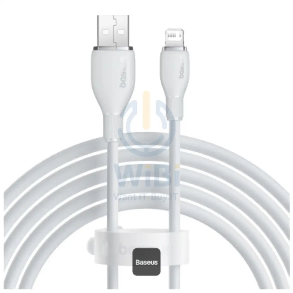 Baseus Pudding Series Fast Charging Cable - 1.2M / USB-A / Lightning / 12W / White Accessories > Cables & Converters >