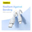Baseus Pudding Series Fast Charging Cable - 1.2M / USB-A / Lightning / 12W / White Accessories > Cables & Converters >