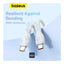 Baseus Pudding Series Fast Charging Cable - 2M / USB-C / 100W / Stellar White Accessories > Cables & Converters > Cables