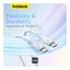 Baseus Pudding Series Fast Charging Cable - 2M / USB-C / 100W / Stellar White Accessories > Cables & Converters > Cables