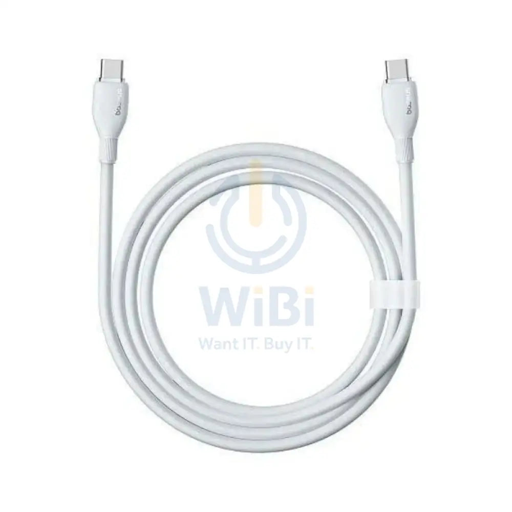 Baseus Pudding Series Fast Charging Cable - 2M / USB-C / 100W / Stellar White Accessories > Cables & Converters > Cables