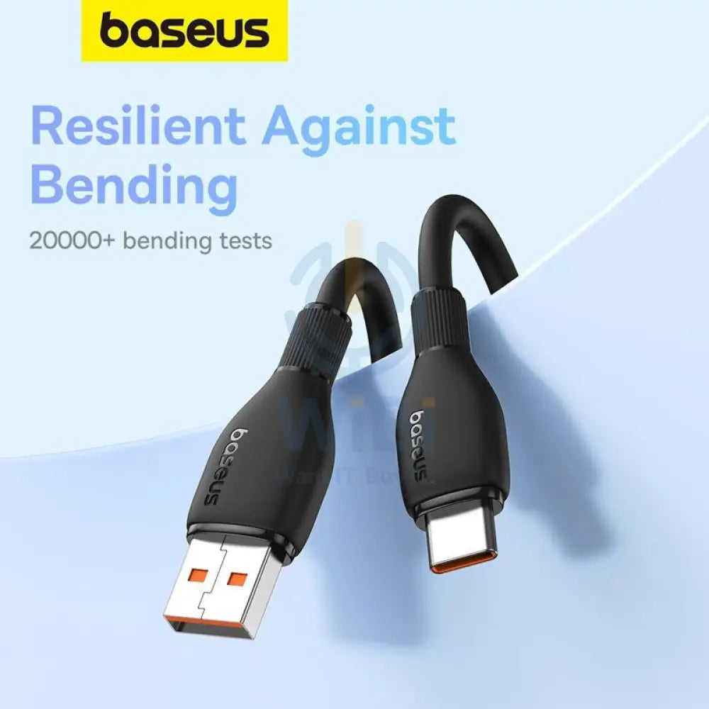 Baseus Pudding Series Fast Charging USB-A to USB-C Cable 2M - Cluster Black Accessories > Cables & Converters > Cables