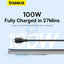 Baseus Pudding Series Fast Charging USB-A to USB-C Cable 2M - Cluster Black Accessories > Cables & Converters > Cables