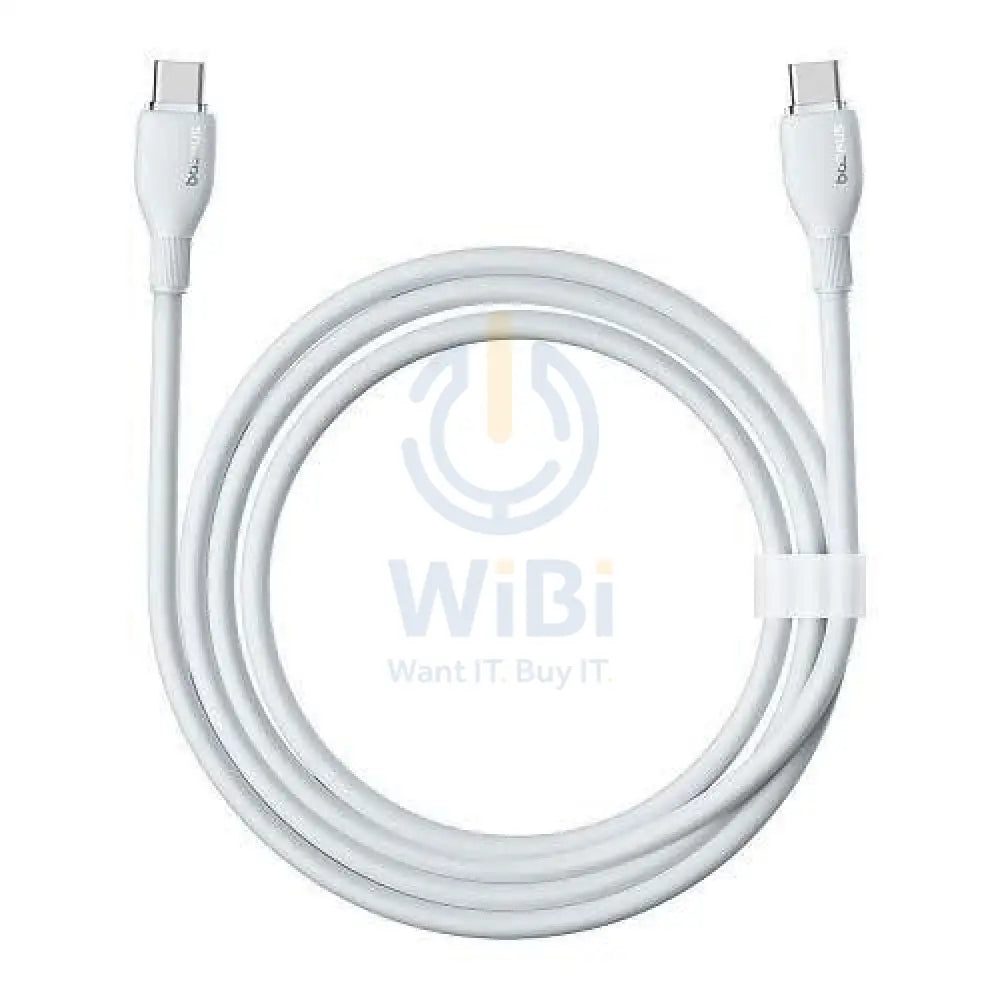 Baseus Pudding Series Fast Charging USB-C to USB-C Cable - 2M / Stellar White Accessories > Cables & Converters > Cables