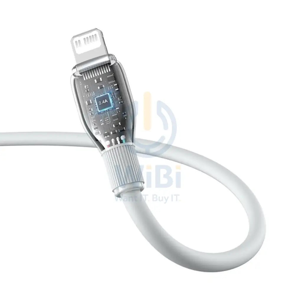 Baseus Pudding Series Fast Charging USB-C to Lightning Cable - 1.2M / Stellar White Accessories > Cables & Converters >