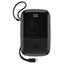 Baseus Q Pow Digital Display Power Bank with Lightning iphone Cable - 3A / 20000mAh / Black Accessories > Power Bank