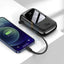 Baseus Q Pow Digital Display Power Bank with Lightning iphone Cable - 3A / 20000mAh / Black Accessories > Power Bank