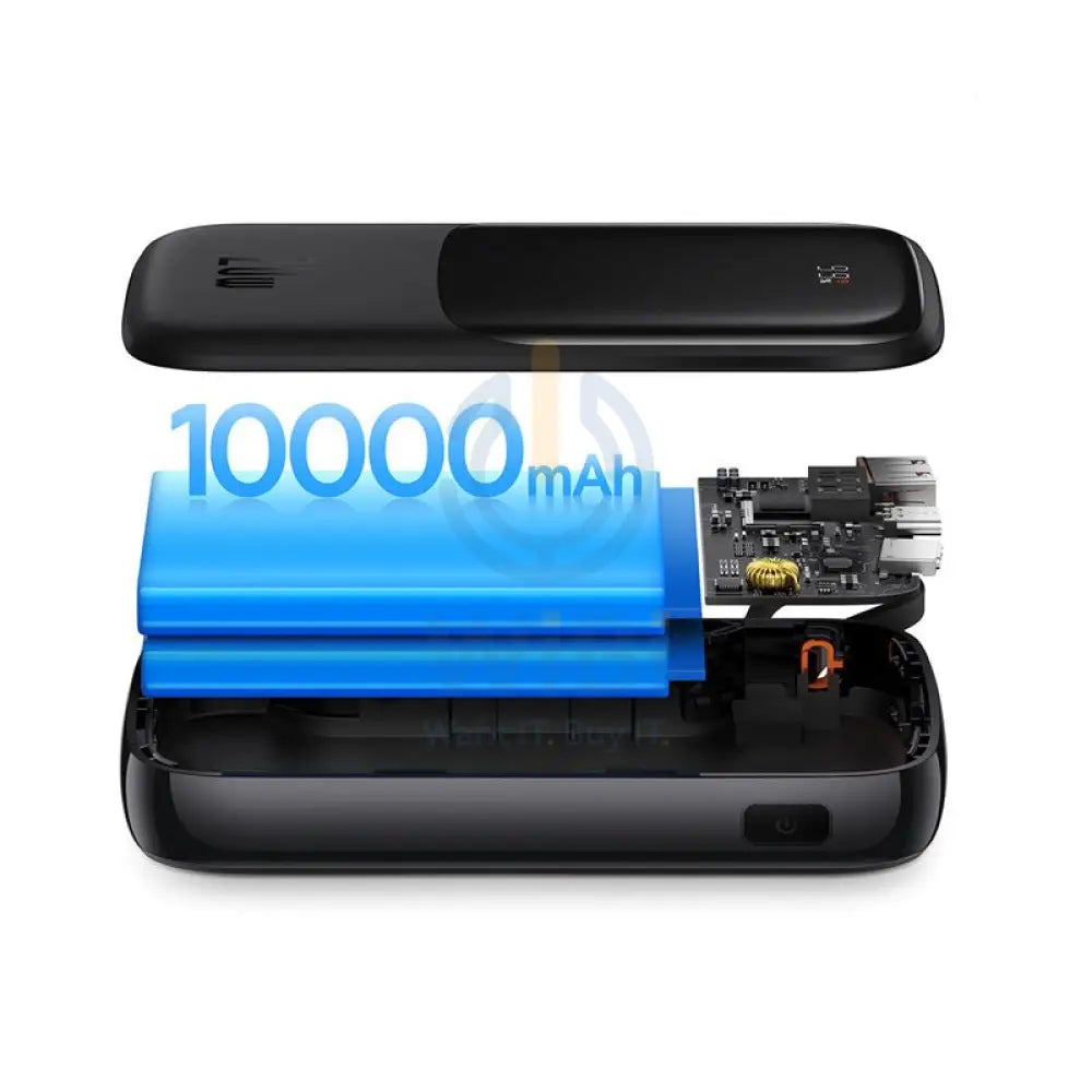 Baseus Qpow Pro Digital Display Fast Charge Power Bank - 10000mAh/ 20W Iph Edition/ Black Accessories > Power Bank >