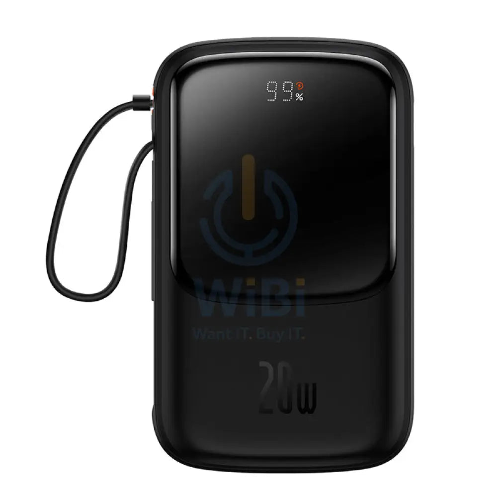 Baseus Qpow Pro Digital Display Fast Charge Power Bank - 10000mAh/ 20W Iph Edition/ Black Accessories > Power Bank >