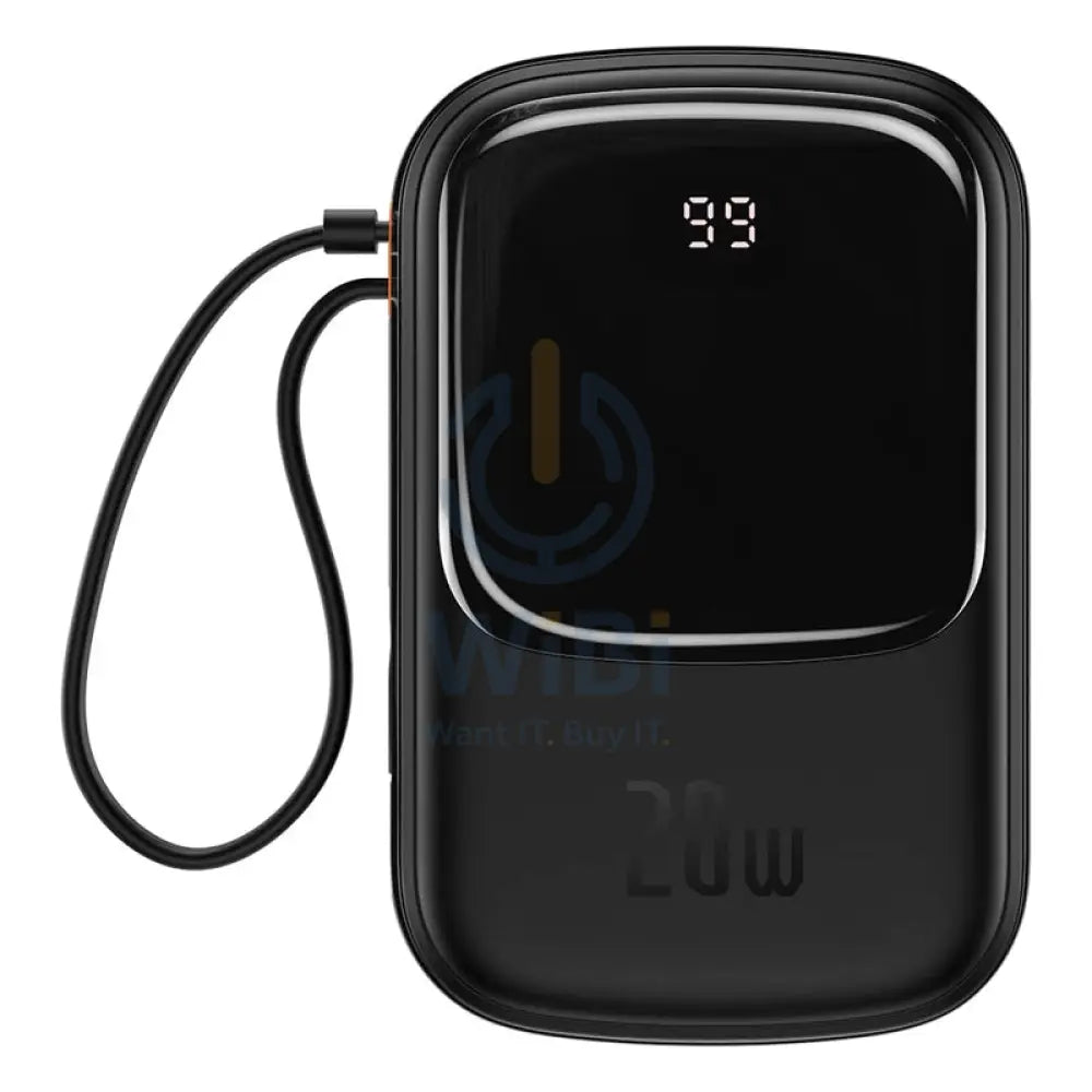 Baseus Qpow Pro Digital Display Fast Charge Power Bank - 20000mAh/ 20W/ Black Accessories > Power Bank > Offer Zone