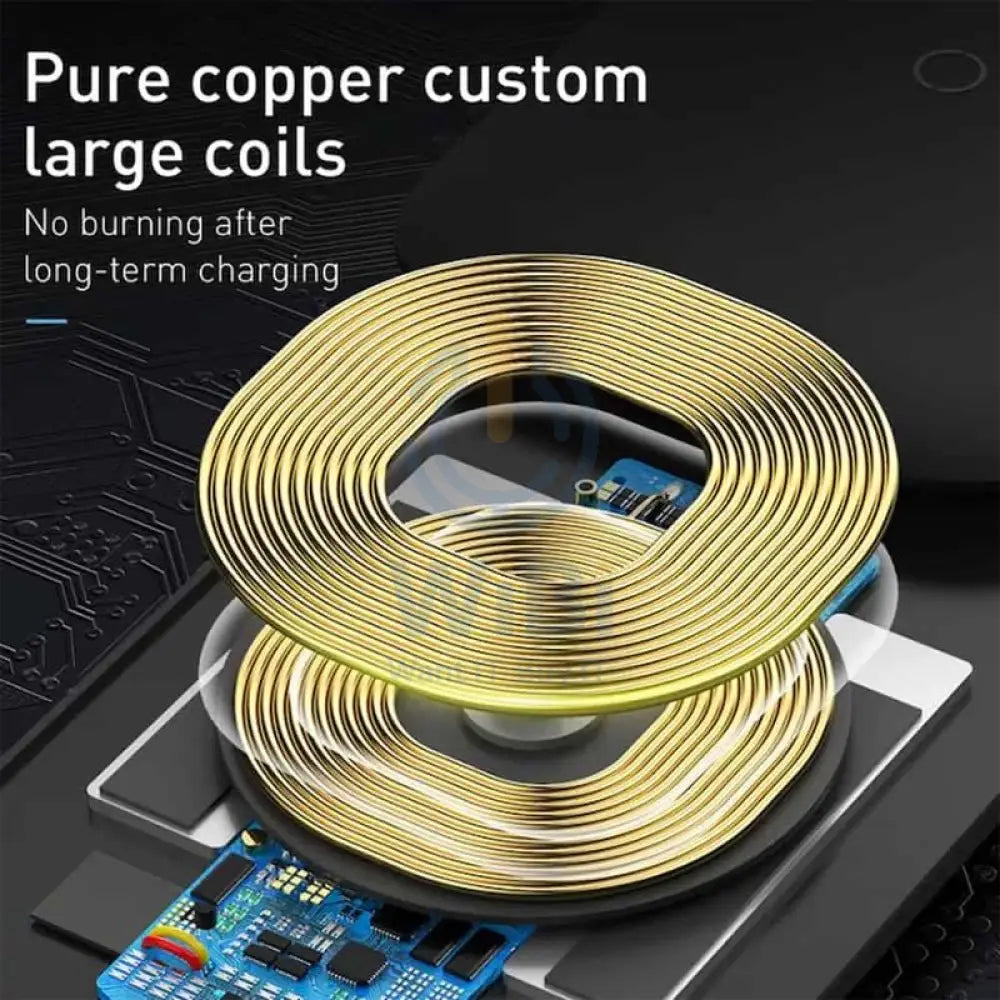Baseus RIB Horizontal And Vertical Holder Wireless Charging - 15W / Black Accessories > Power Adapters
