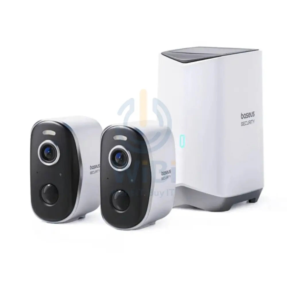 Baseus Security N1 Outdoor Camera 2-Cam Kit - 2K / White Cameras > Security Cameras