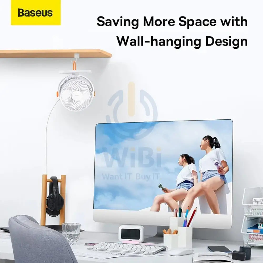 Baseus Serenity Desktop Fan - White Accessories > Smart Devices