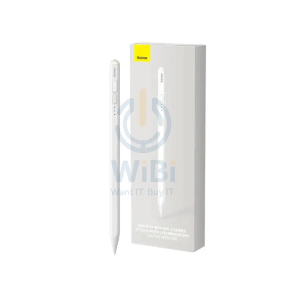 Baseus Smooth Writing 2 Series Stylus - LED Indicators / White Accessories > Mobiles & Tablets > Tablets > Stylus &