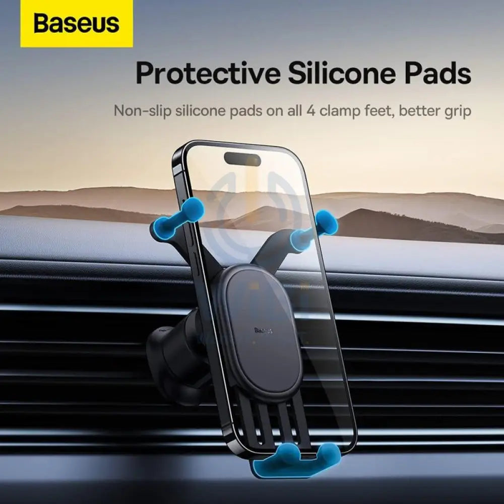 Baseus Stable Gravitational Car Mount Air (Air Outlet Version) - Black Accessories > Mobiles & Tablets > Mobiles >