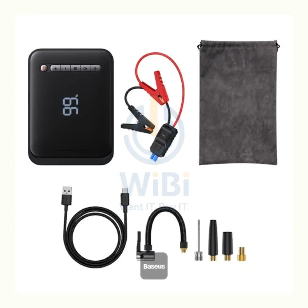 Baseus Super Energy 2-in-1 Jump Starter - 8000mAh / 1000A / Black Accessories > Power Adapters