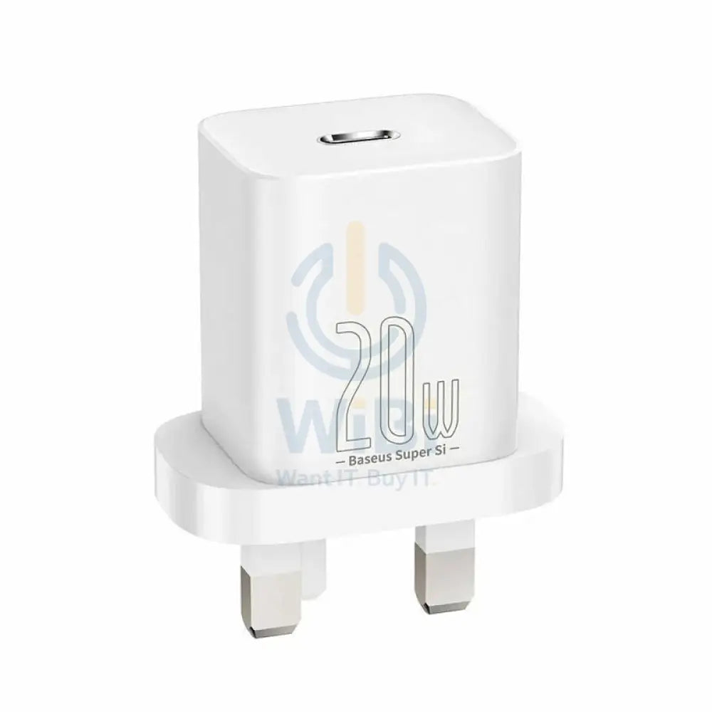 Baseus Super Si Quick Charger - 1C / 20W / White Accessories > Power Adapters