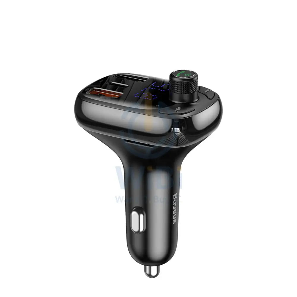 Baseus T Shaped S-13 Bluetooth MP3 Car Charger - Black Accessories > Power Adapters