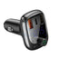 Baseus T Shaped S-13 Bluetooth MP3 Car Charger - Black Accessories > Power Adapters