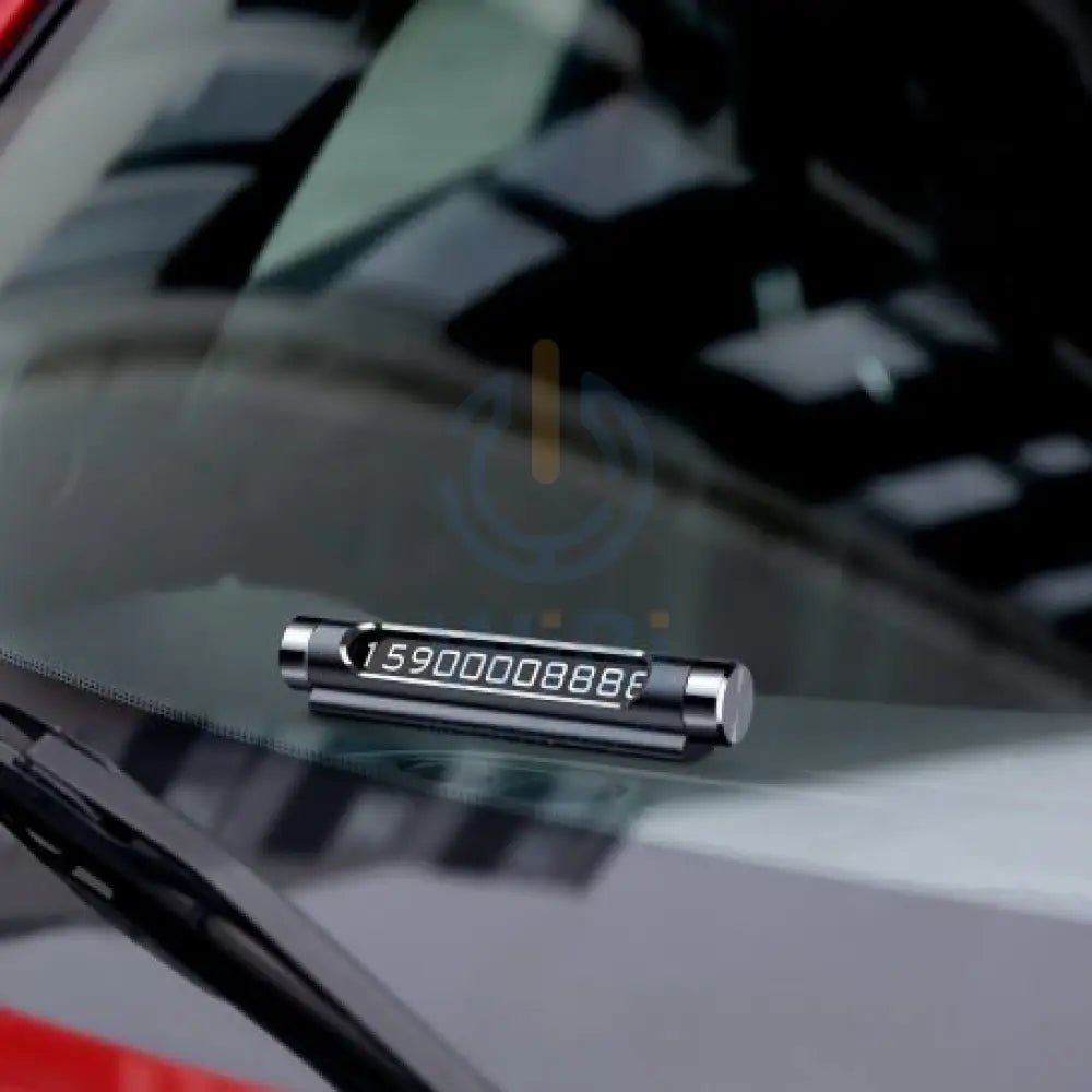 Baseus Temporary Parking Number Card - Black Accessories > Mobiles & Tablets