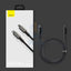 Baseus Tungsten Gold Fast Charging Data Cable - Type-C / Lightning / 20W / 1 Meter / Black Accessories > Cables &