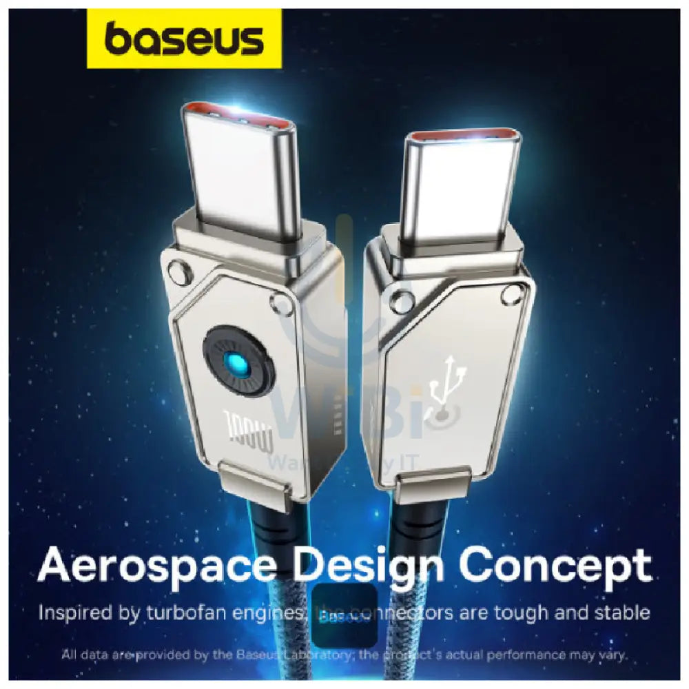 Baseus Unbreakable Series Fast Charging Type-C to Type-C Cable - 1 Meter / 100W / Stellar White Accessories > Cables &