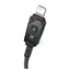 Baseus Unbreakable Series Fast Charging USB to Lightning Cable - 1 Meter / Cluster Black Accessories > Cables &