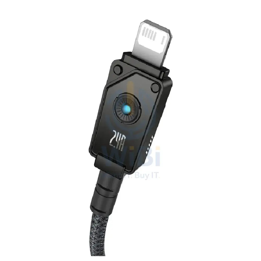 Baseus Unbreakable Series Fast Charging USB to Lightning Cable - 1 Meter / Cluster Black Accessories > Cables &